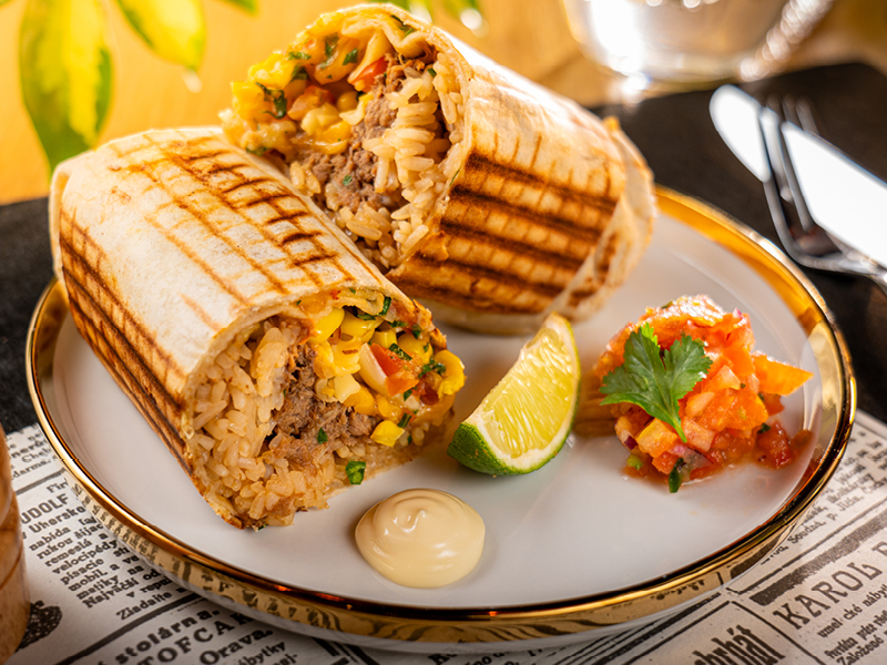 Beef burrito